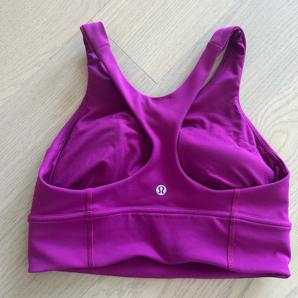 lululemon athletica Magenta Sports Bra